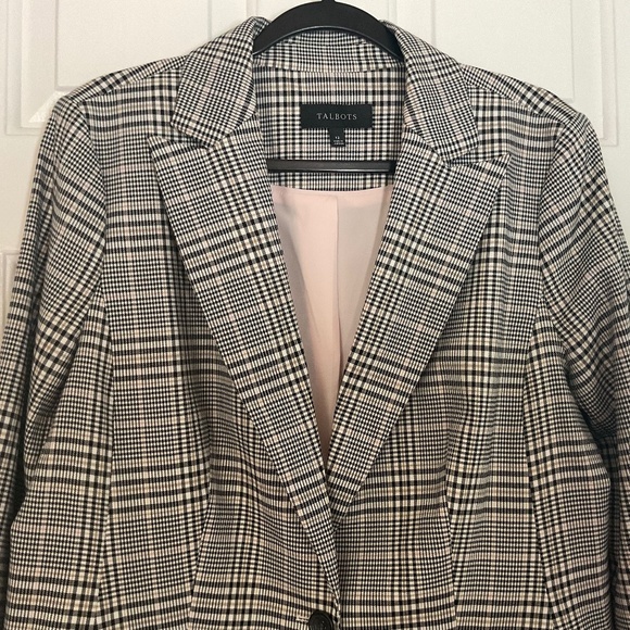 Talbots Plaid Blazer - Picture 1 of 13